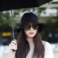 渔夫帽子酷气质女生头像