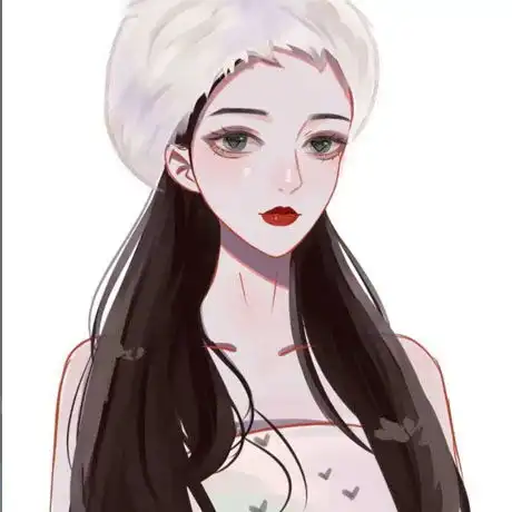 卡通女人味头像图片,独特时尚略带冷艳的微信女生头像