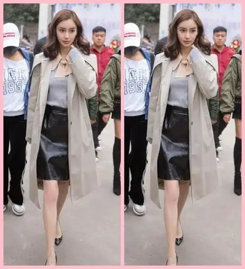 娱乐圈穿大衣装扮八位美女,戚薇垫底,刘亦菲第2,第一美的让人窒息