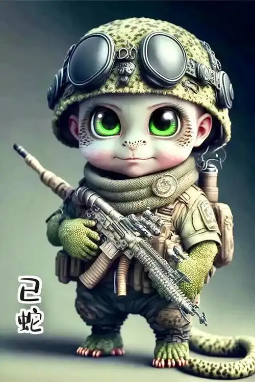 十二生肖战队壁纸,穿上军装的生肖个个威武霸气