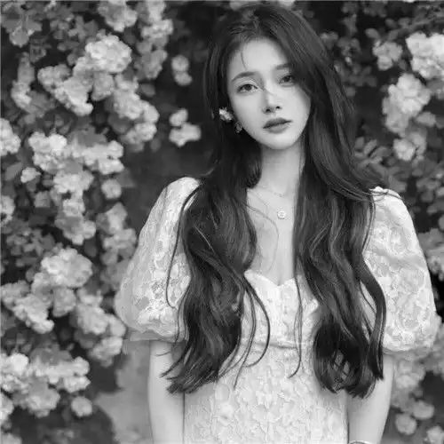 唯美女生黑白头像图片,不可错过的神秘魅力