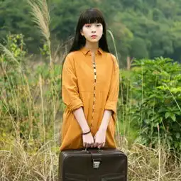 猫娘志qfour春装简约直筒纯色长袖白衬衫棉堆糖,美好生活研究所