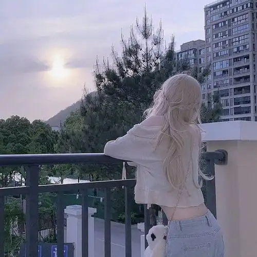 ins唯美背影优质女头