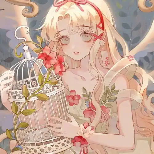 头像女新年动漫女生