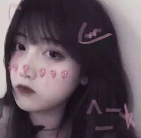 表情卡哇伊丧女生头像,愿漂泊的人都有酒喝,愿孤独的人都会唱歌表情