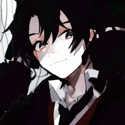 qq头像男生黑色系动漫