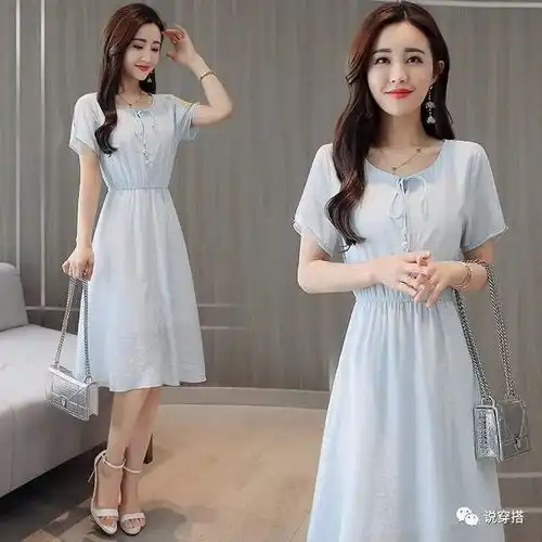 女人应该这样穿搭,清新又凉快,很有女人味