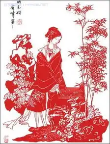 古代美女剪纸艺术欣赏