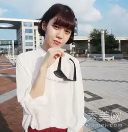 适合圆脸女生的清爽短发发型春夏瘦脸首选