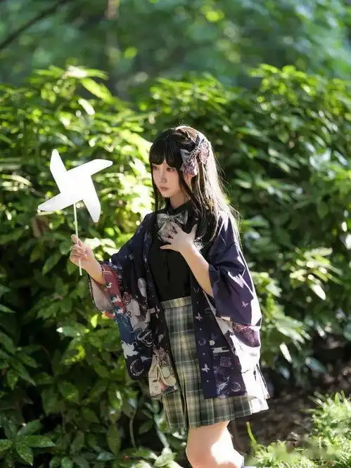 jk私影羽织与制服少女