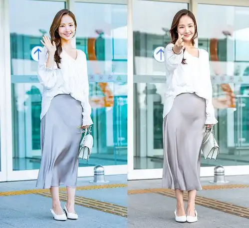 朴敏英穿白衬衫还有金秘书的影子,就是有点霸气,不咋温柔了