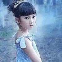 可爱少女头像真人图片戏