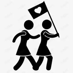 卡通火柴人女标志素材图片免费下载高清png千库网图片编号8267956