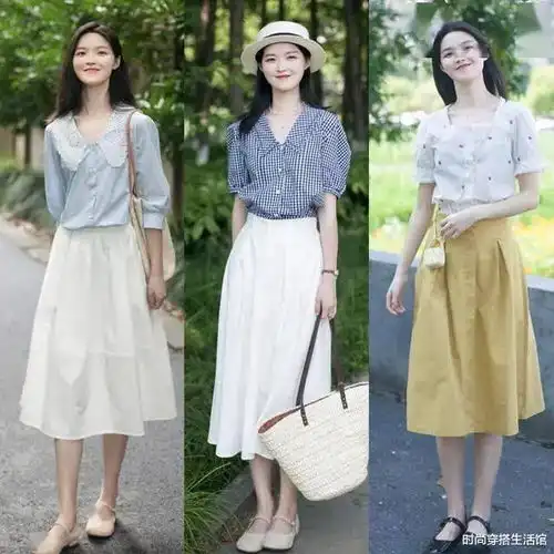 半身裙不会搭配教你4种搭配思路,穿出优雅与女人味