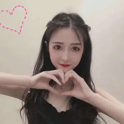 可爱少女头像真人图片红