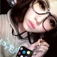 谁有戴眼镜波波头的女生头像多一点