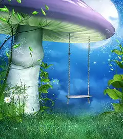 卡通蘑菇高清背景素材下载千库网