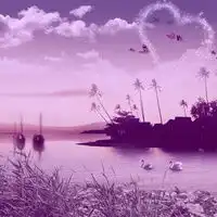 浪漫头像女生唯美浪漫紫