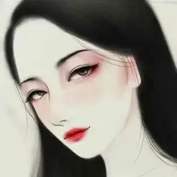 黑白美女头像气质斑点