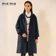 欧美风毛呢大衣