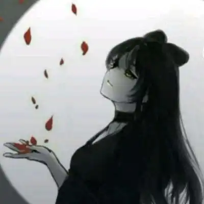 黑化的头像动漫少女病娇黑化的女生动漫头像