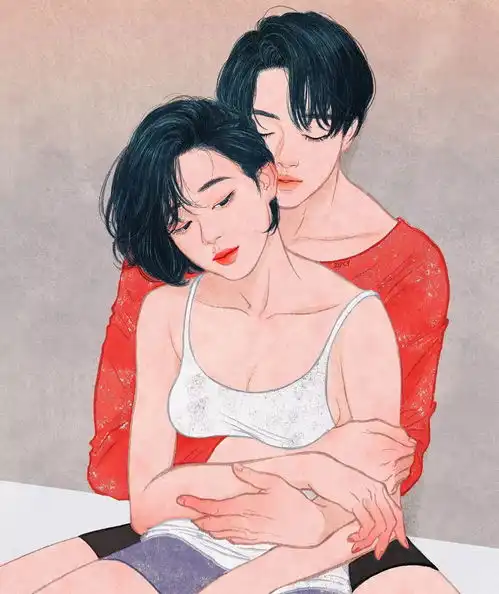 插画女头像酷梁世恩