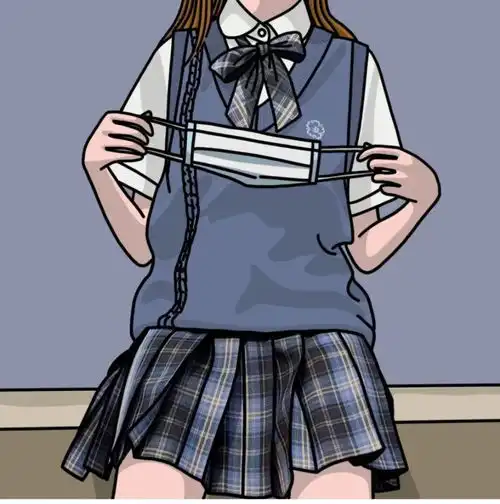 闺蜜头像jk制服头像粉色可爱系