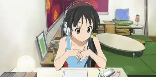 轻音少女壁纸头像耳机