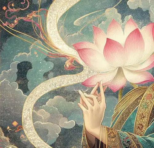 灵库佛莲若能静坐,看世间一切如梦,若能如莲,任风吹雨打,依然清纯无染佛陀喜欢莲花,主要是因为莲花在佛教文化中象征着清净觉悟超脱在佛教的象征体系中