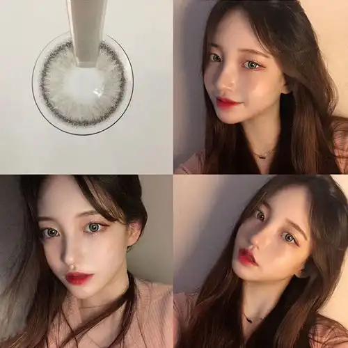美瞳隐形眼镜年抛混血大小直径自然韩版可爱学生抖音网红同款抖音
