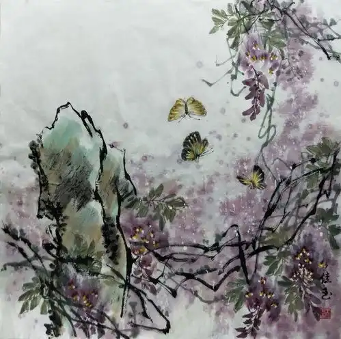 人美画更美美女画家王佳玉国画作品欣赏