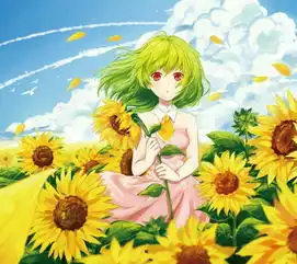 向日葵绿发动漫