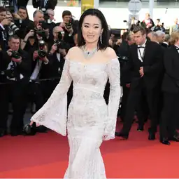 巩俐笑范冰冰蹭红毯抽了自己一嘴巴