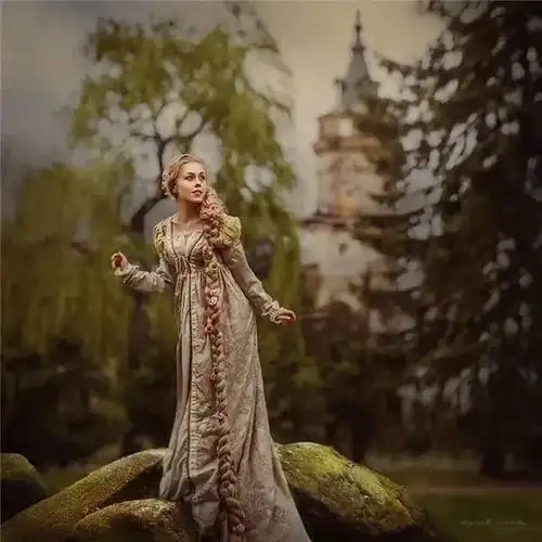 漂亮的美女,满满的诗意