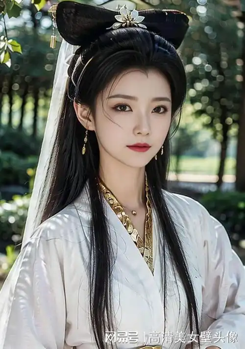 高清美女壁纸,神话人物白素贞,貌若天仙的白娘子来了