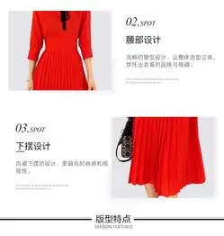 施悦名2019春季新款时尚女装长袖百褶裙中长款气质淑女雪纺连衣裙