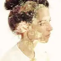 唯美带花的欧美女生qq个性头像别说你爱我多在乎我我不想听
