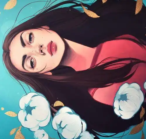 美国插画师笔下那些细腻优雅的美少女
