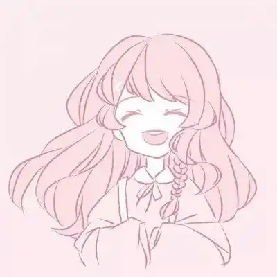 女生头像少女系粉色