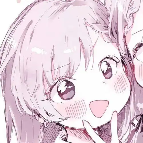 黑白漫画头像女闺蜜朦朦