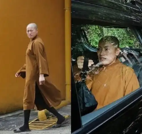 香港一女主持和两个和尚结过婚,开豪车住别墅,僧袍里穿黑丝