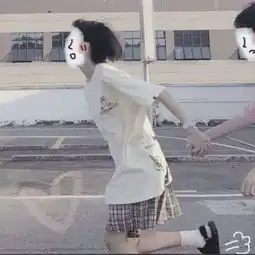 闺蜜背影头像一人一张校园漂亮可爱女生一对