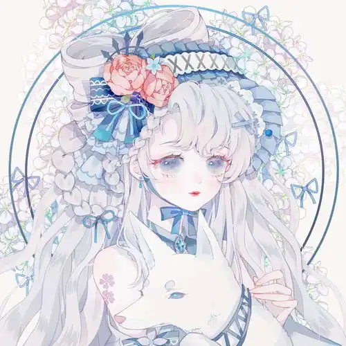 蓝色系仙女必备头像