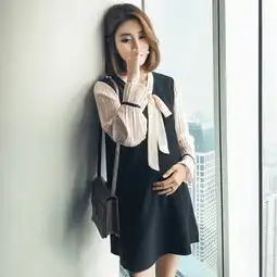 别再穿又土又难看的孕妇装了,8款雪纺连衣裙让孕妈美如少女