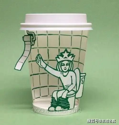 星巴克女神的私生活,用纸杯雕塑成的绝美艺术品,