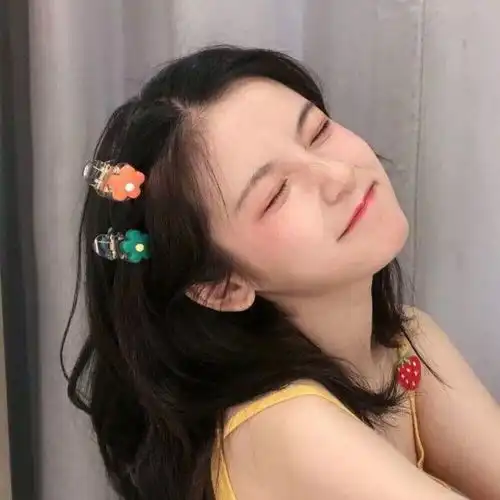不像网图的女生真人头像