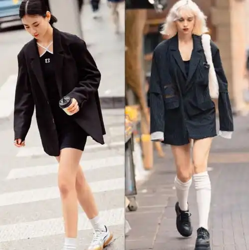 为什么上海女生,穿西装这么好看看这些对比图,你就知道了