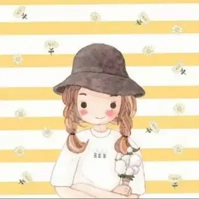 二次元女生抑郁头像少女