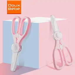 领券10元后69元英国douxbebe陶瓷辅食剪刀婴儿食物剪宝宝辅食食物剪辅食工具