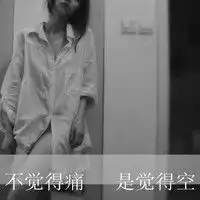 内心空洞黑白文字头像我固执地说自己并不想你